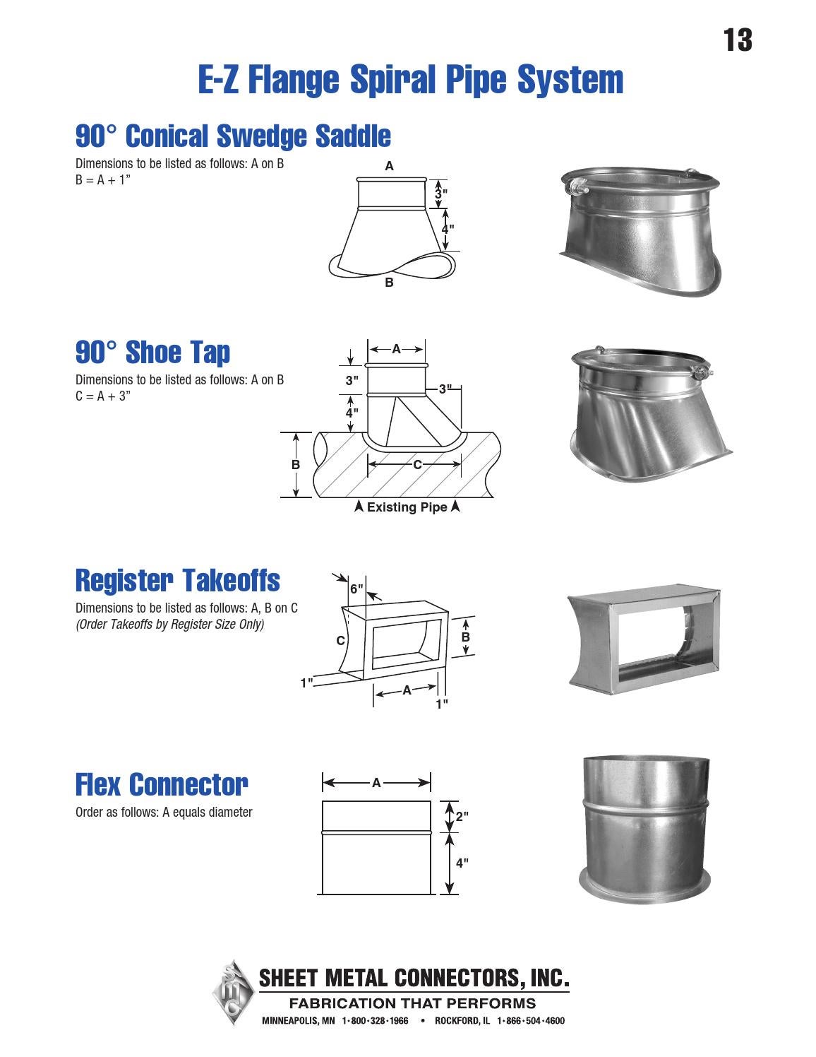 EZ Flange Spiral Pipe ­ Sheet Metal Connectors by Gasman Design Issuu
