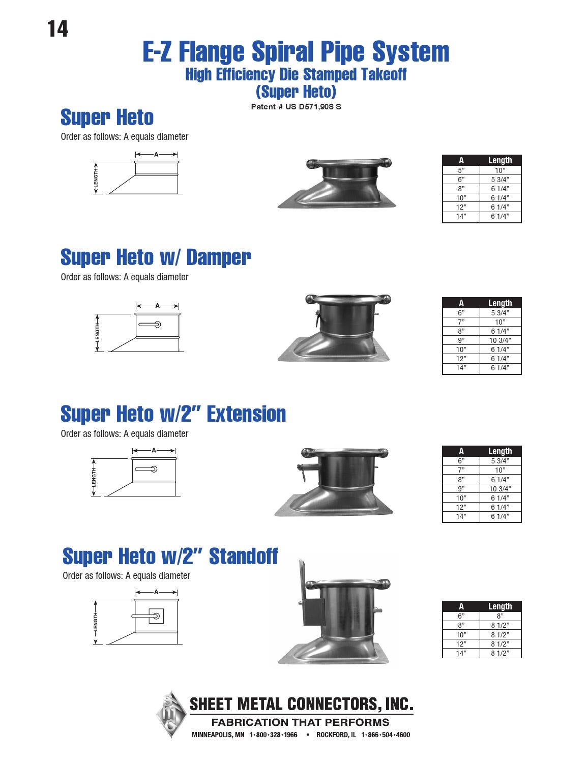 EZ Flange Spiral Pipe ­ Sheet Metal Connectors by Gasman Design Issuu