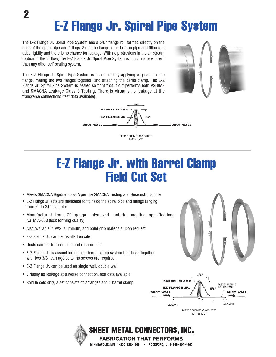EZ Flange Spiral Pipe ­ Sheet Metal Connectors by Gasman Design Issuu