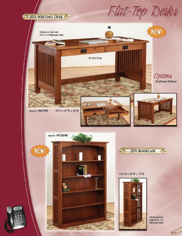 E & G Amish Furniture 家具目录 · 2011 Valley 家具 / Desks × File Cabinets / 第 20 页