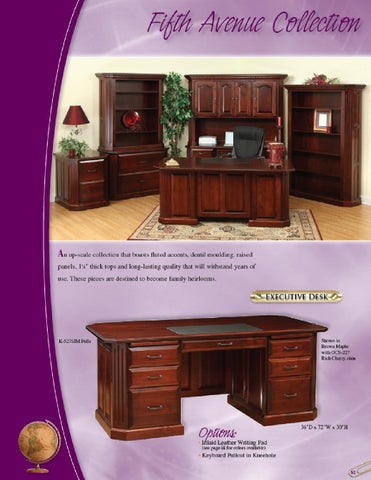 E & G Amish Furniture 家具目录 · 2011 Valley 家具 / Desks × File Cabinets / 第 2 页
