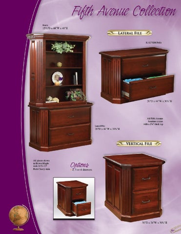 E & G Amish Furniture 家具目录 · 2011 Valley 家具 / Desks × File Cabinets / 第 4 页