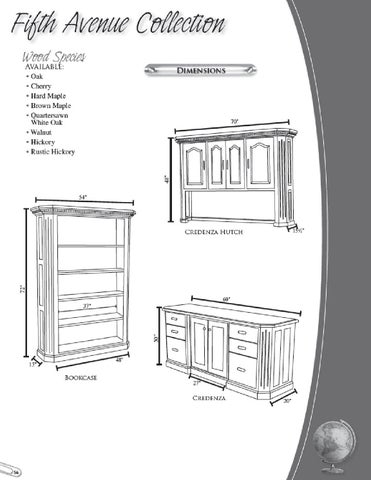 E & G Amish Furniture 家具目录 · 2011 Valley 家具 / Desks × File Cabinets / 第 7 页