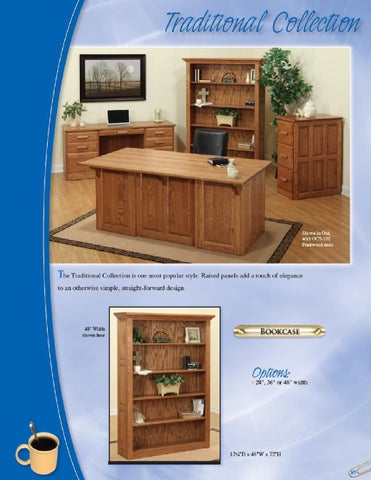 E & G Amish Furniture 家具目录 · 2011 Valley 家具 / Desks × File Cabinets / 第 8 页