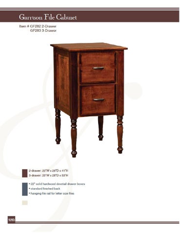 E & G Amish Furniture 2011 E × I Woodworking 家具目录 / Desks × File Cabinets / 第 13 页
