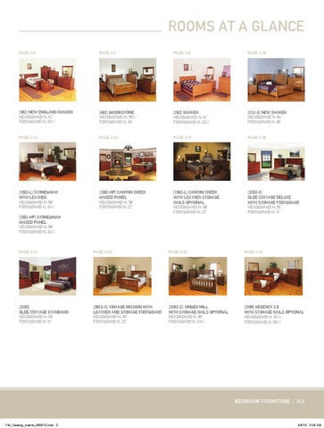 E & G Amish Furniture 2013 Yoders Woodworking 家具目录 / Bedrooms / 第 3 页