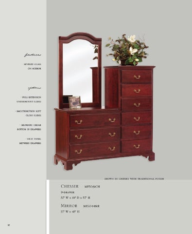 E & G Amish Furniture 2011 Millcraft 家具目录 / Bedrooms / 第 19 页