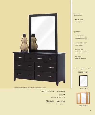 E & G Amish Furniture 2011 Millcraft 家具目录 / Bedrooms / 第 5 页