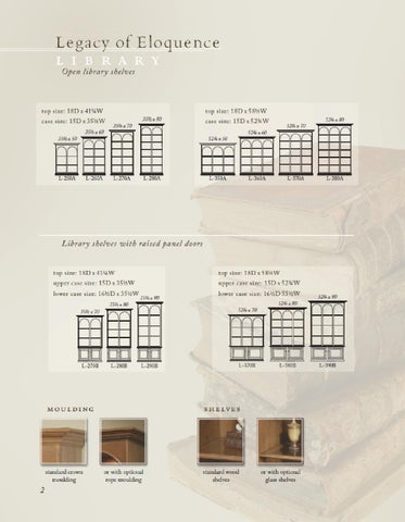 E & G Amish Furniture 2011 Wonder 实木 家具目录 / Bookcases / 第 2 页
