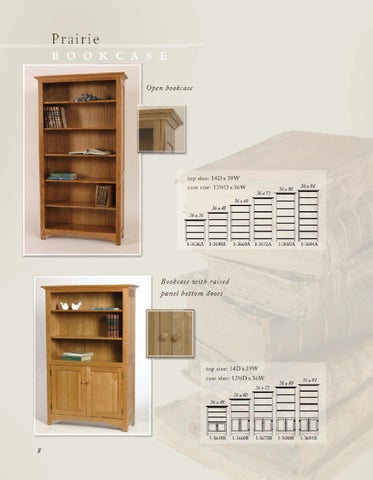 E & G Amish Furniture 2011 Wonder 实木 家具目录 / Bookcases / 第 8 页
