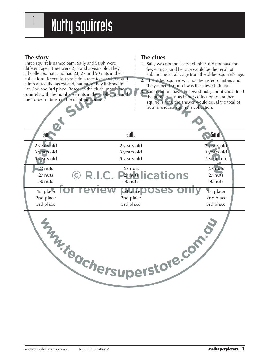 Maths Perplexors Ages 9 10 By Teacher Superstore Issuu