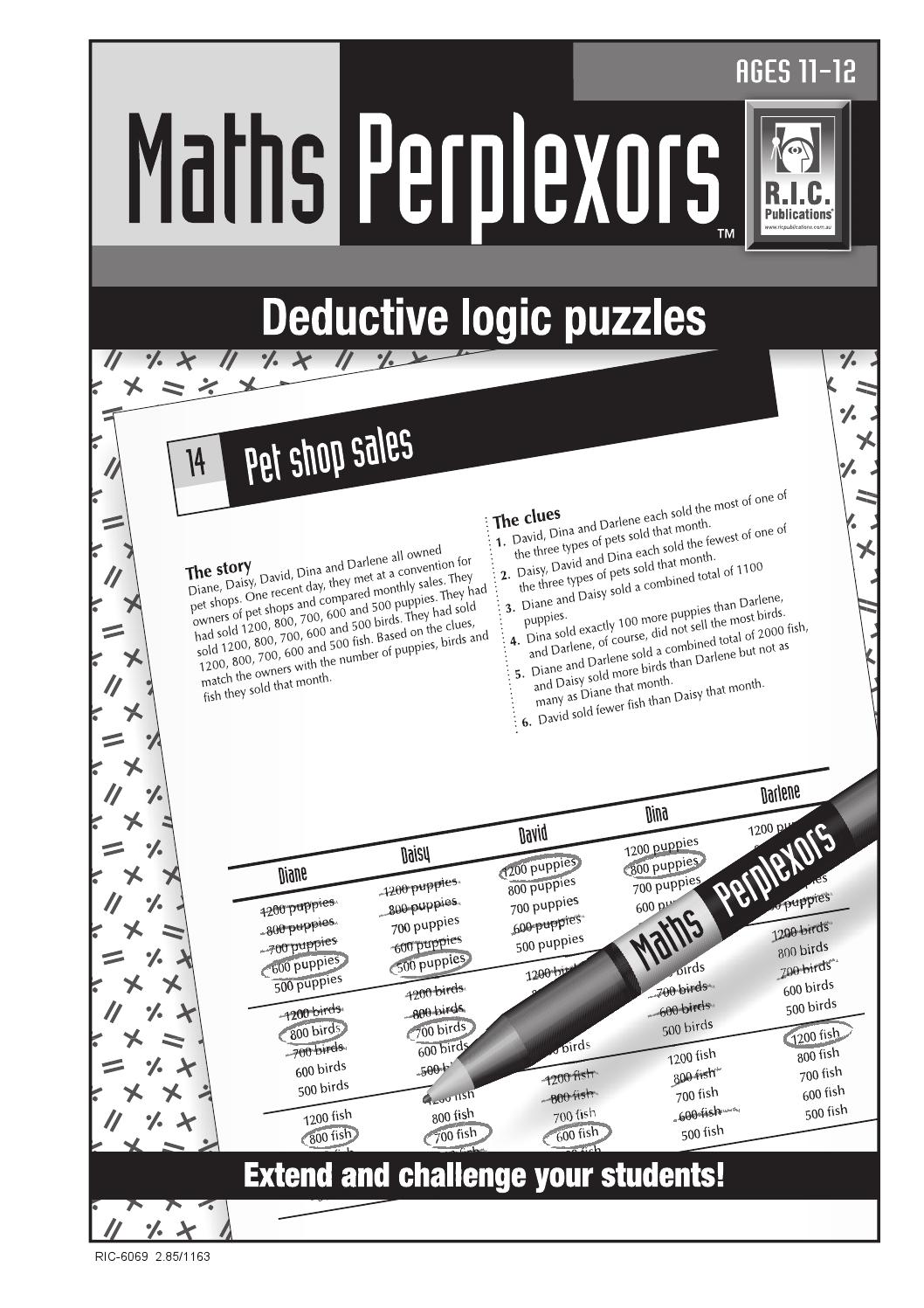 Maths Perplexors: Ages 11-12 by Teacher Superstore - Issuu