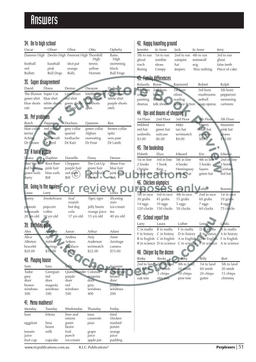 Perplexors: Ages 12-13 by Teacher Superstore - Issuu