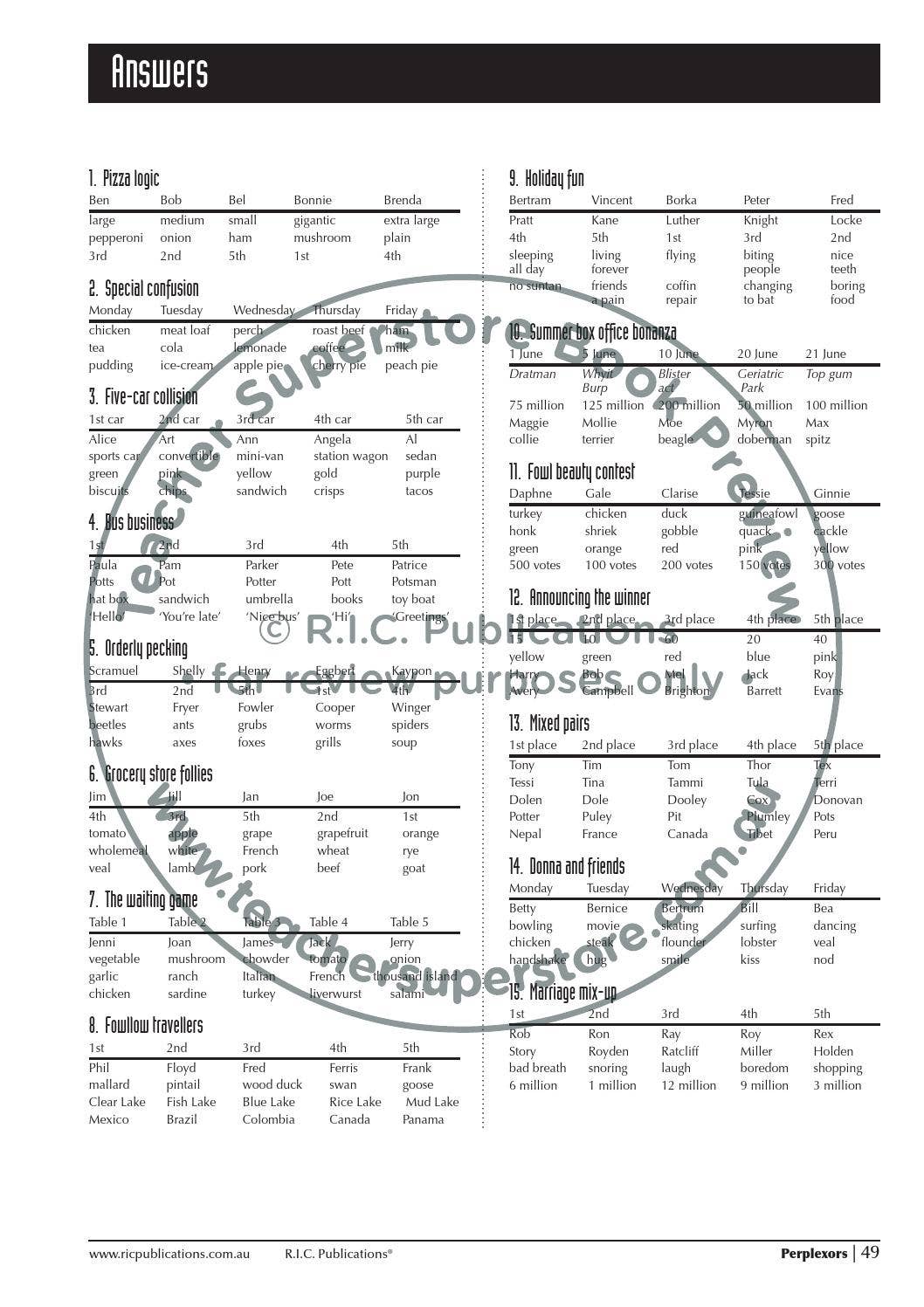 Perplexors: Ages 14+ by Teacher Superstore - Issuu