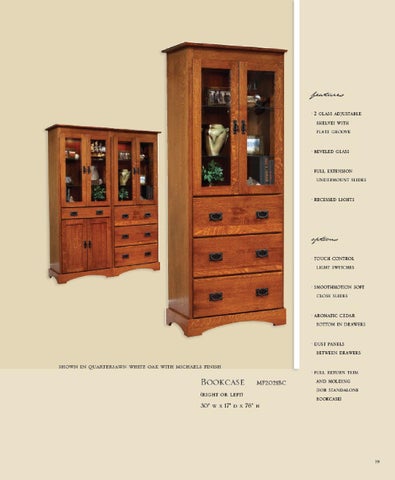 E & G Amish Furniture 2011 Millcraft 目录 / Murphy Wall 床 / 第 13 页