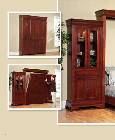 E & G Amish Furniture 2011 Millcraft 目录 / Murphy Wall 床 / 第 18 页