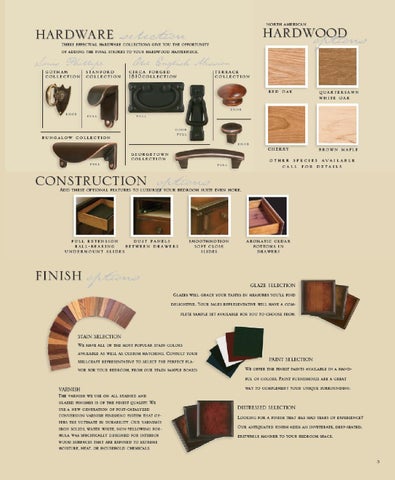 E & G Amish Furniture 2011 Millcraft 目录 / Murphy Wall 床 / 第 3 页