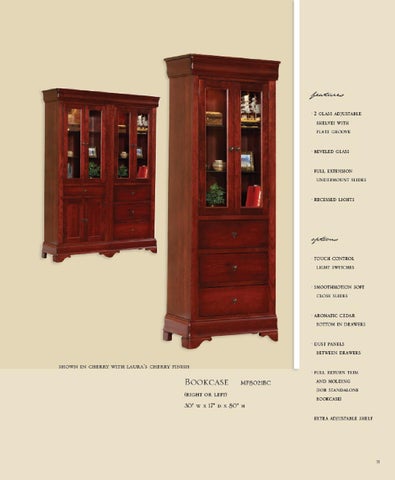 E & G Amish Furniture 2011 Millcraft 目录 / Murphy Wall 床 / 第 7 页
