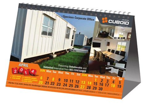 CUBOID CALENDAR - 2014 第 5 页