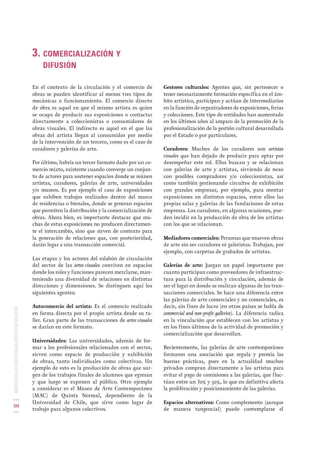 Mapeo de las Industrias Creativas en Chile by Ministerio de las ...