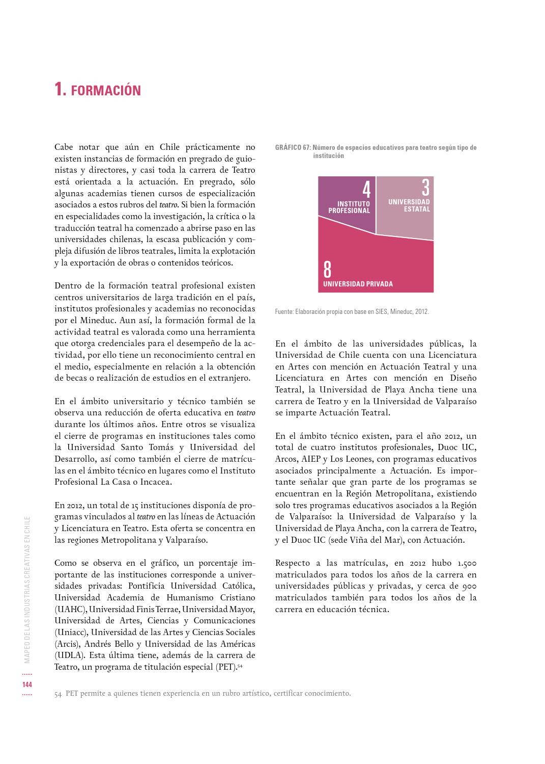 Mapeo de las Industrias Creativas en Chile by Ministerio de las ...