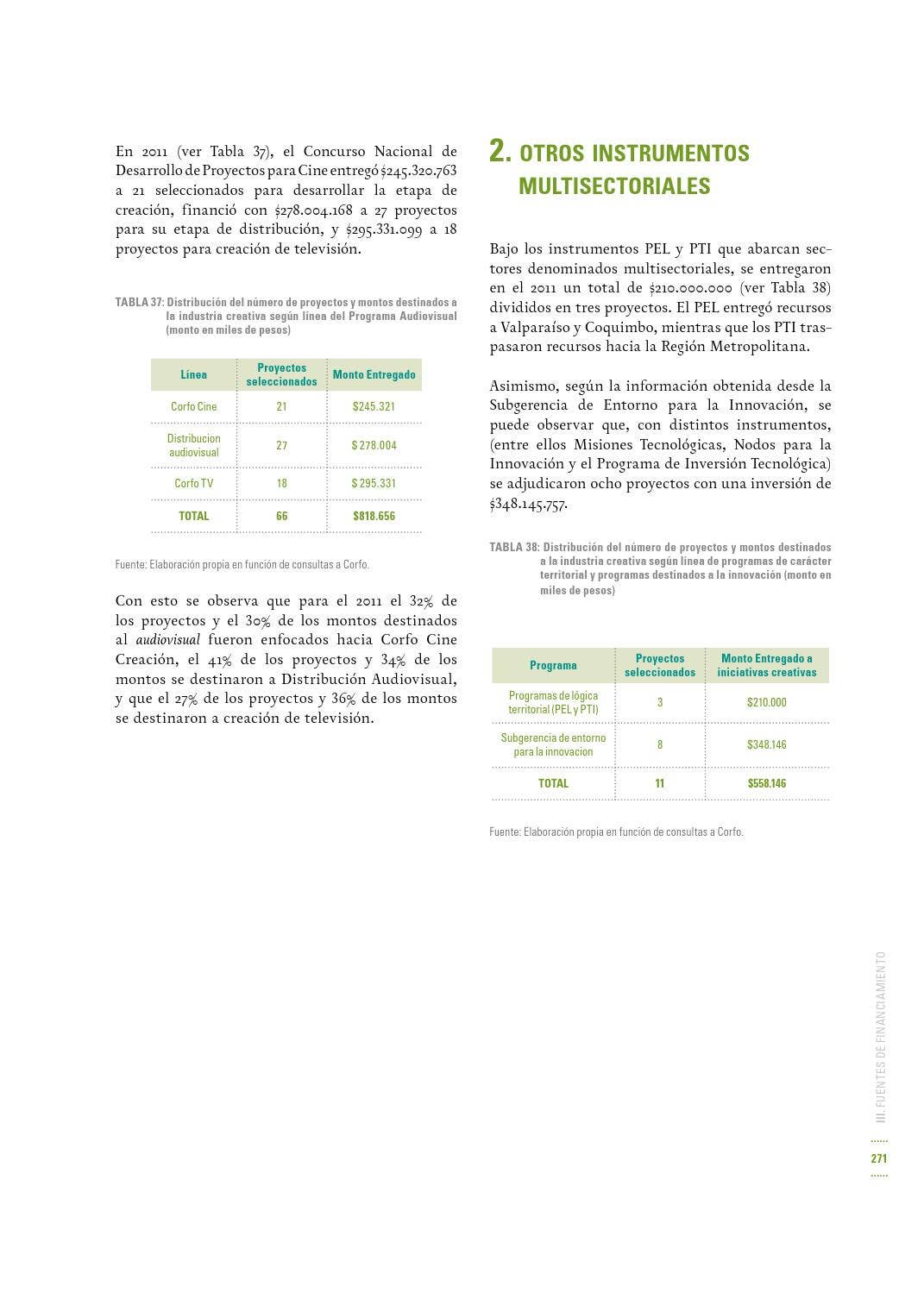 Mapeo de las Industrias Creativas en Chile by Ministerio de las ...