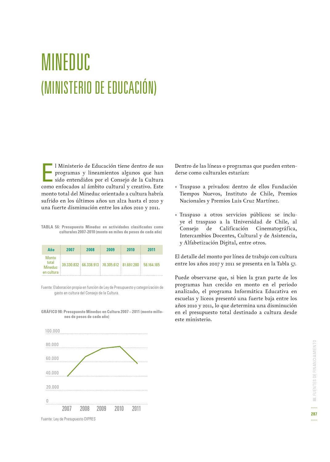 Mapeo de las Industrias Creativas en Chile by Ministerio de las ...