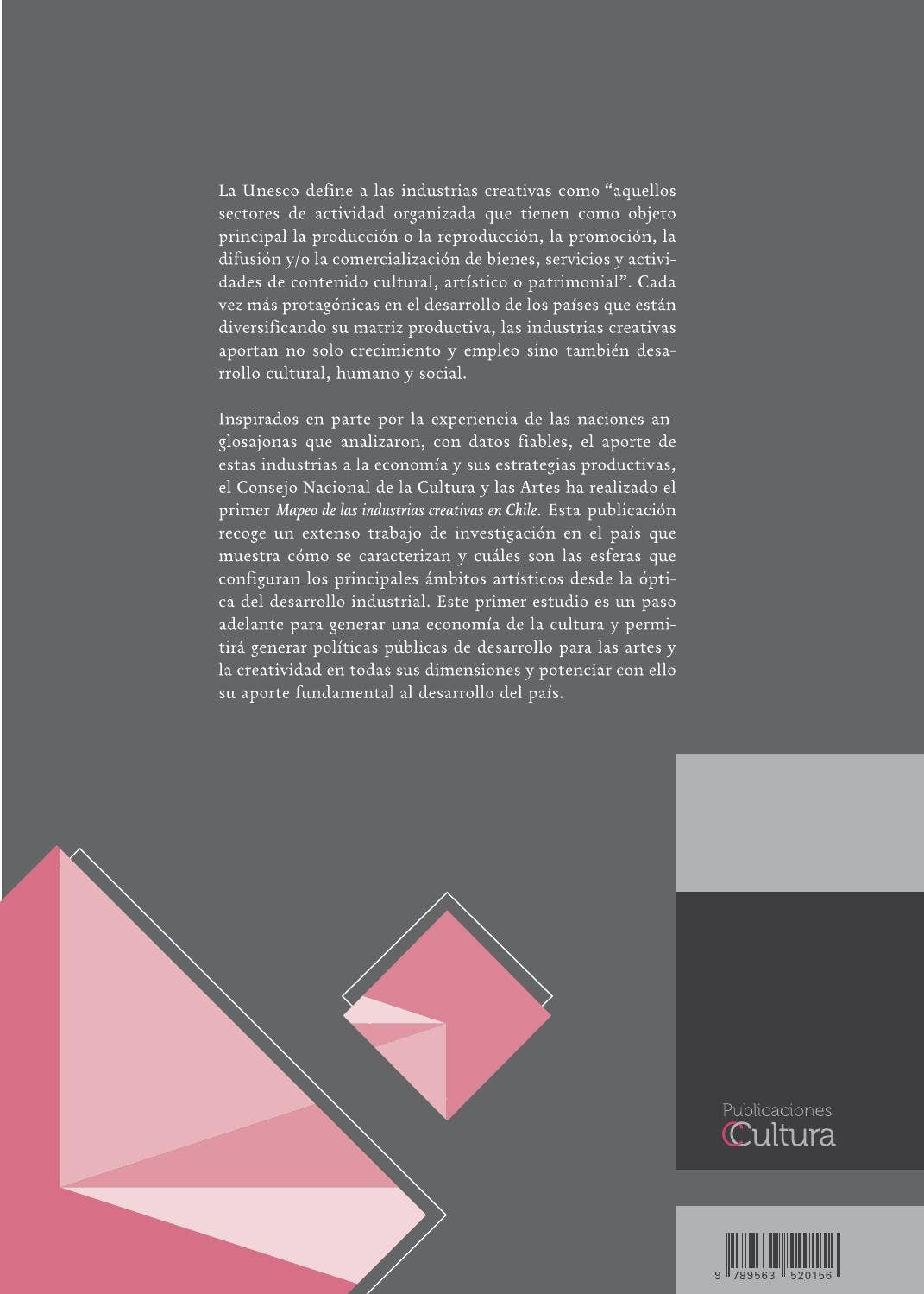Mapeo de las Industrias Creativas en Chile by Ministerio de las ...