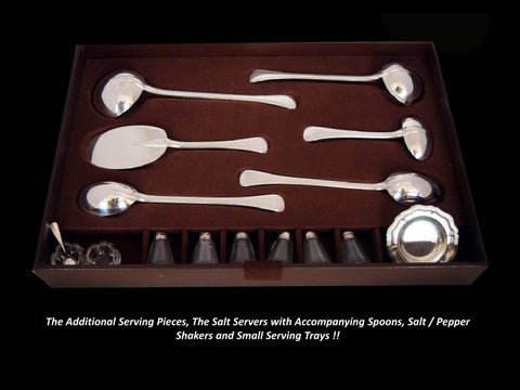 Tetard Freres - Antique Sterling Silver Set, 192pcs + 收纳 Trays, circa: 1900 第 23 页