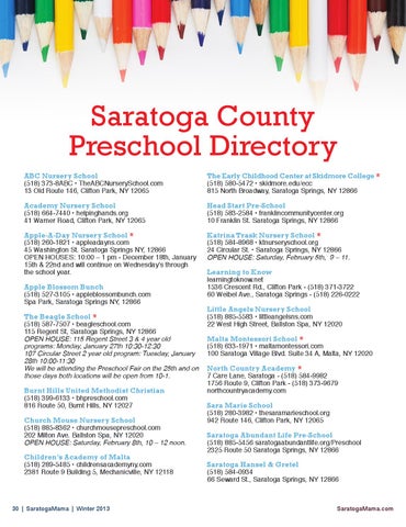 Abc Nursery School Clifton Park Ny Thenurseries Abc Nursery School Clifton Park Thenurseries Saratoga County Preschool Directory Saratogamama Winter 2017 By Today Issuu