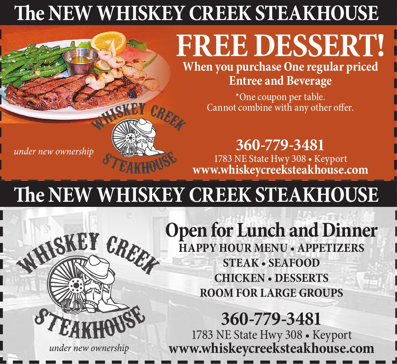 Coupons Whiskey Creek by Sound Publishing Issuu