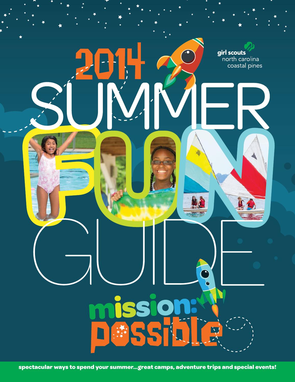 2014 Summer Camp Fun Guide by Girl Scouts North Carolina Coastal