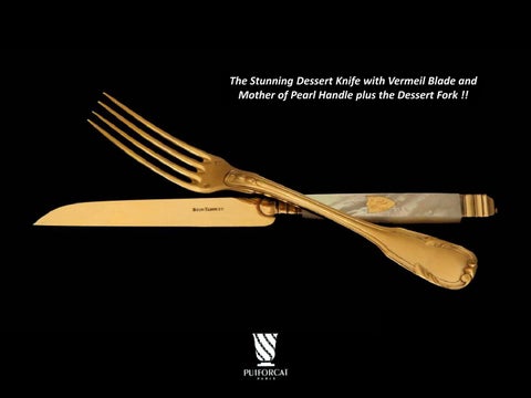 Boin-Taburet, Puiforcat, Henin Freres - Stunning Vermeil Dessert Set, 226pcs, + 收纳 Chest !! 第 10 页