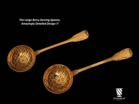 Boin-Taburet, Puiforcat, Henin Freres - Stunning Vermeil Dessert Set, 226pcs, + 收纳 Chest !! 第 14 页