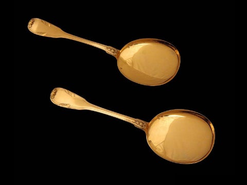 Boin-Taburet, Puiforcat, Henin Freres - Stunning Vermeil Dessert Set, 226pcs, + 收纳 Chest !! 第 21 页