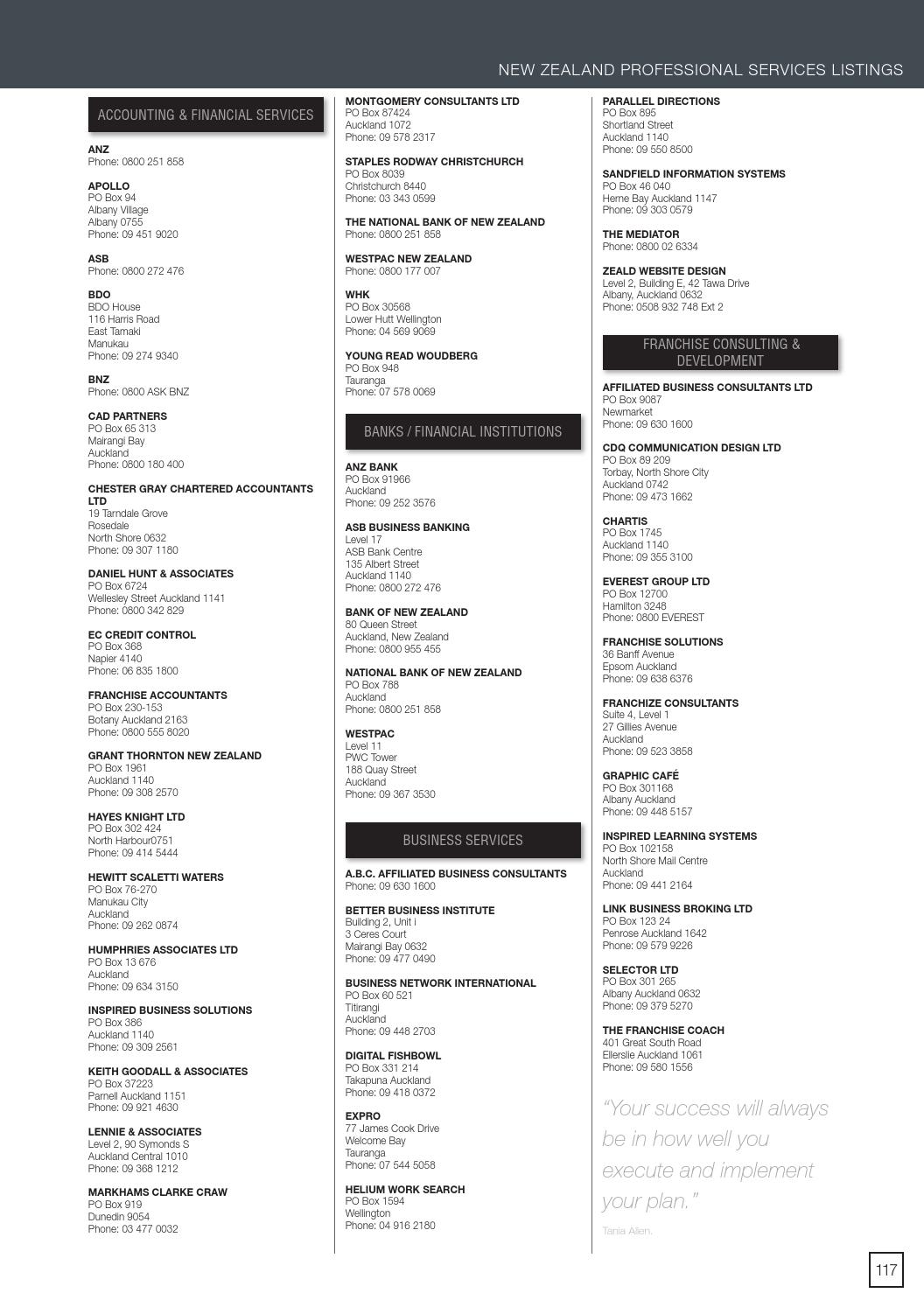 2014 Aus Nz Business Franchise Directory By Cgb Publishing Issuu