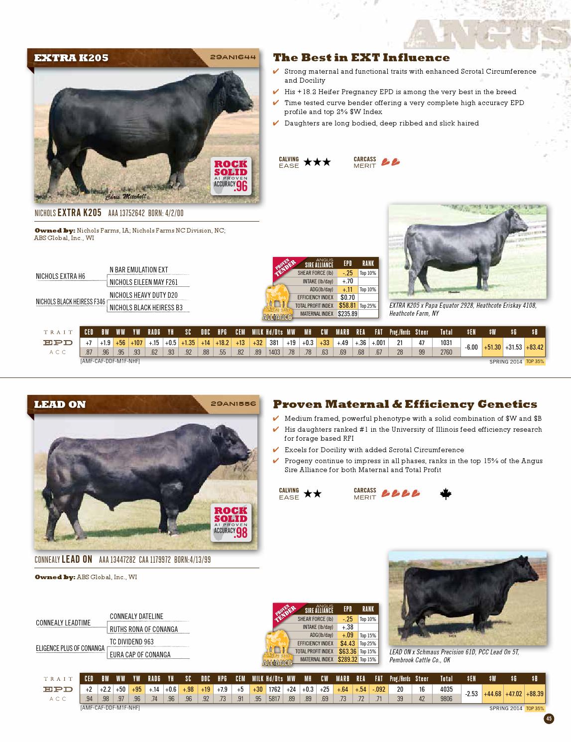 ABS Spring 2014 Beef Sire Directory by ABS Global, Inc. Issuu