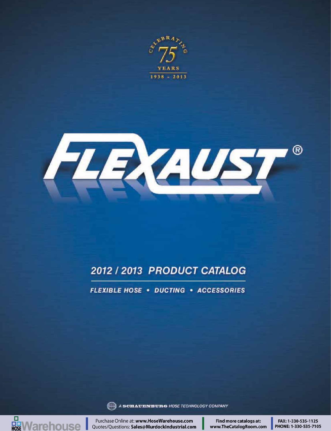 Flexaust Ducting Hose 2012 2013 catalog by Murdock