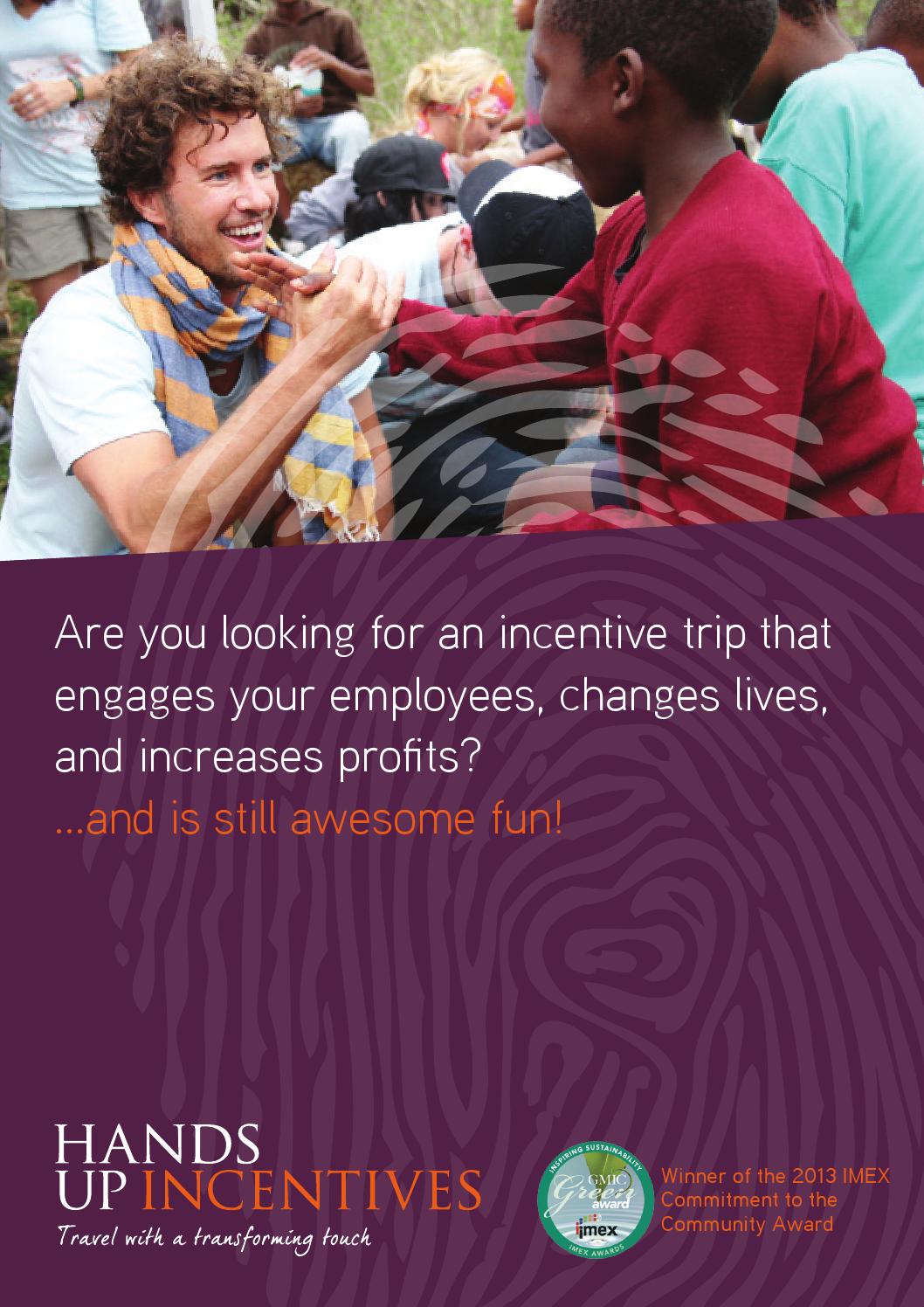 Hands Up Incentives flyer by Hands Up Holidays Issuu