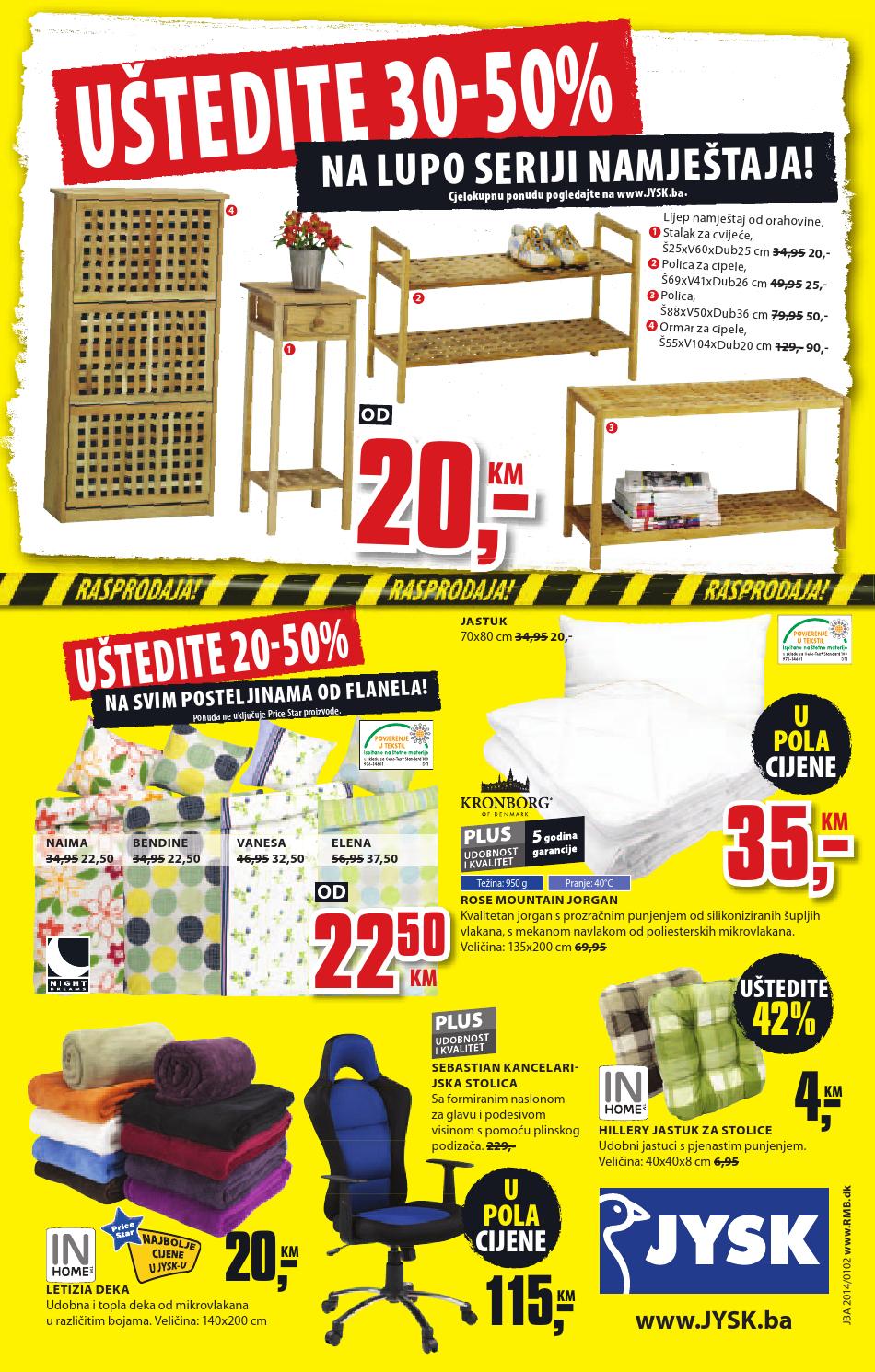 Jysk katalog 01 rasprodaja 2014 by Catalog.ba Issuu