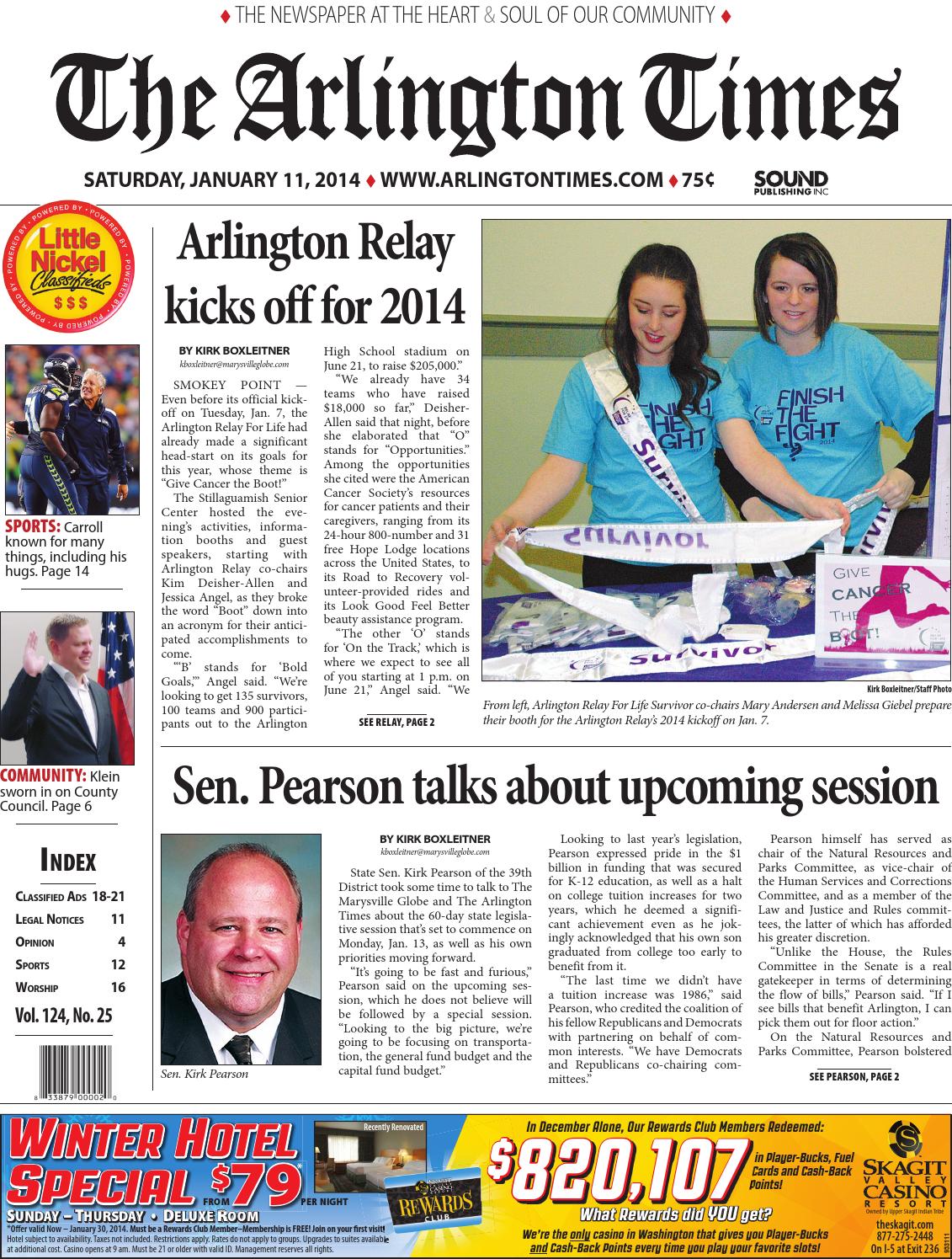Arlington Times, January 11, 2014 by Sound Publishing Issuu