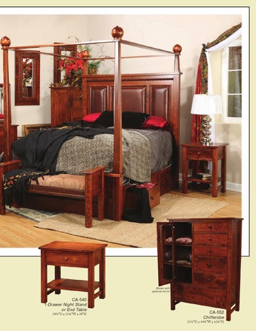 E & G Amish Furniture 2012 Nisely 柜 目录 / Bedrooms / 第 10 页