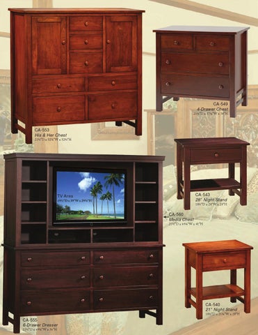 E & G Amish Furniture 2012 Nisely 柜 目录 / Bedrooms / 第 11 页