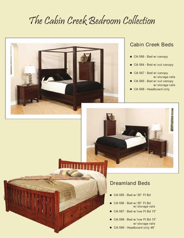E & G Amish Furniture 2012 Nisely 柜 目录 / Bedrooms / 第 13 页
