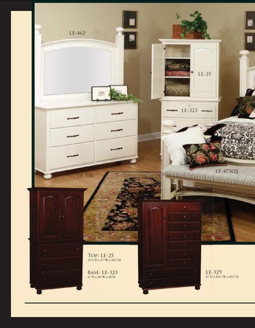 E & G Amish Furniture 2012 Nisely 柜 目录 / Bedrooms / 第 15 页