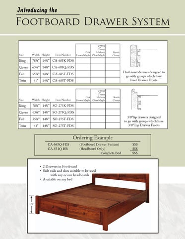 E & G Amish Furniture 2012 Nisely 柜 目录 / Bedrooms / 第 4 页