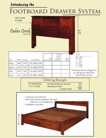 E & G Amish Furniture 2012 Nisely 柜 目录 / Bedrooms / 第 8 页