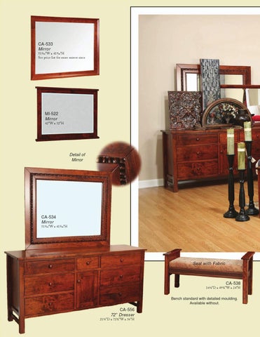 E & G Amish Furniture 2012 Nisely 柜 目录 / Bedrooms / 第 9 页