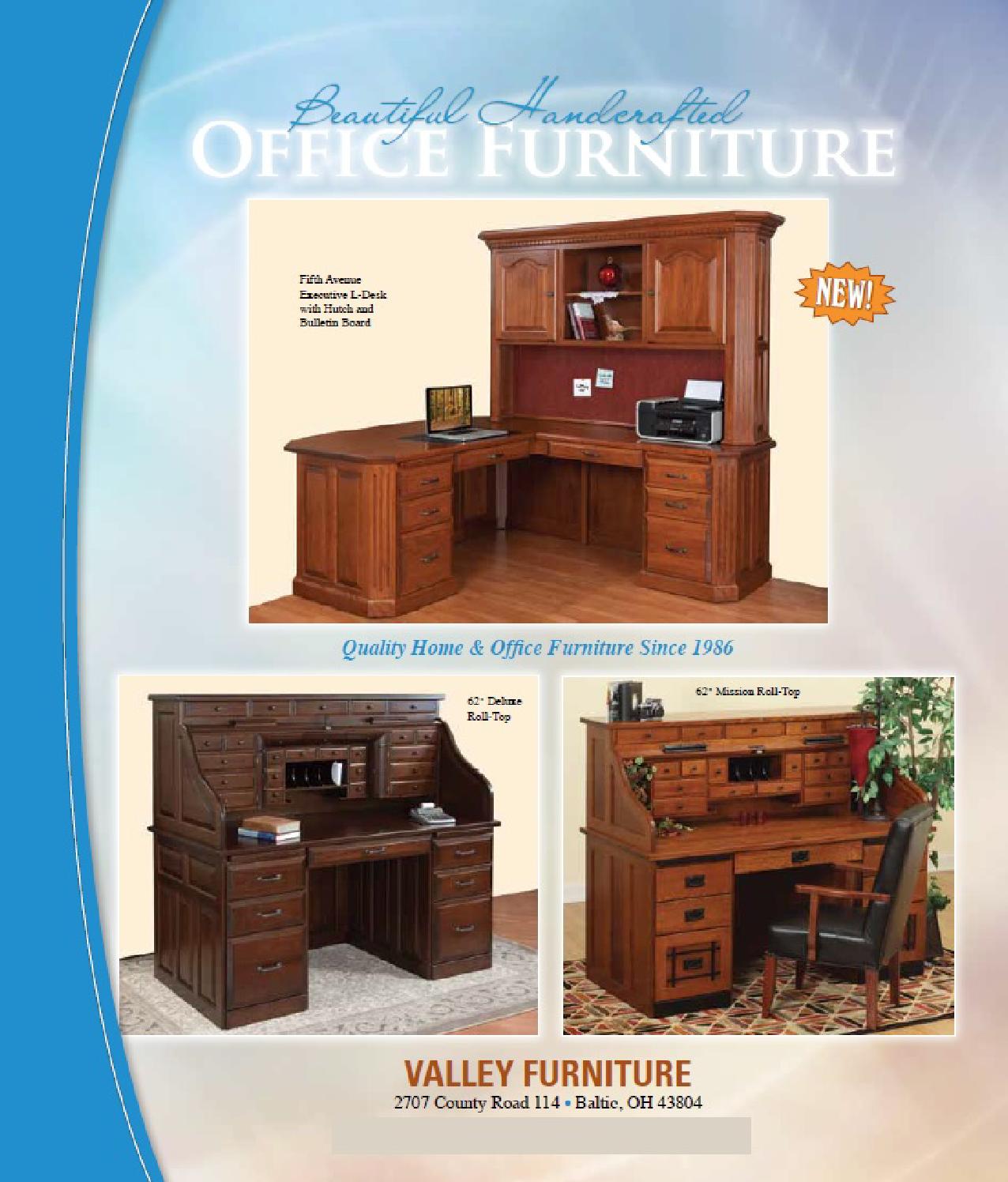 2013 Valley Furniture Catalog / Desks & File / E & G Amish