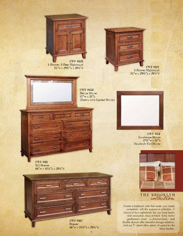 2014 Criswell 目录 / 卧室 家具 / E & G Amish Furniture 第 15 页